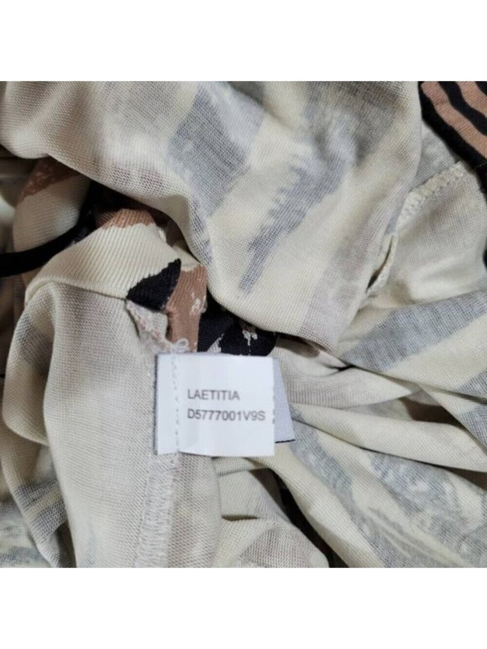 Diane Von Furstenberg Vintage Laetitia Silk Dress Animal Print in Neutral Tones - Picture 7 of 10